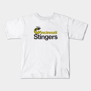 Defunct Cincinnati Stingers Hockey 1977 Kids T-Shirt